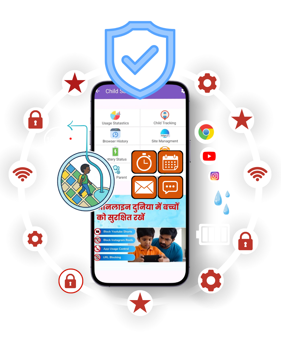 Parental Control Child Monitoring App India – Alerto SOS