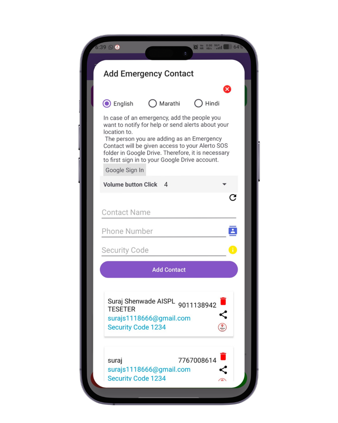 How to add trusted emergency contacts for instant safety alerts