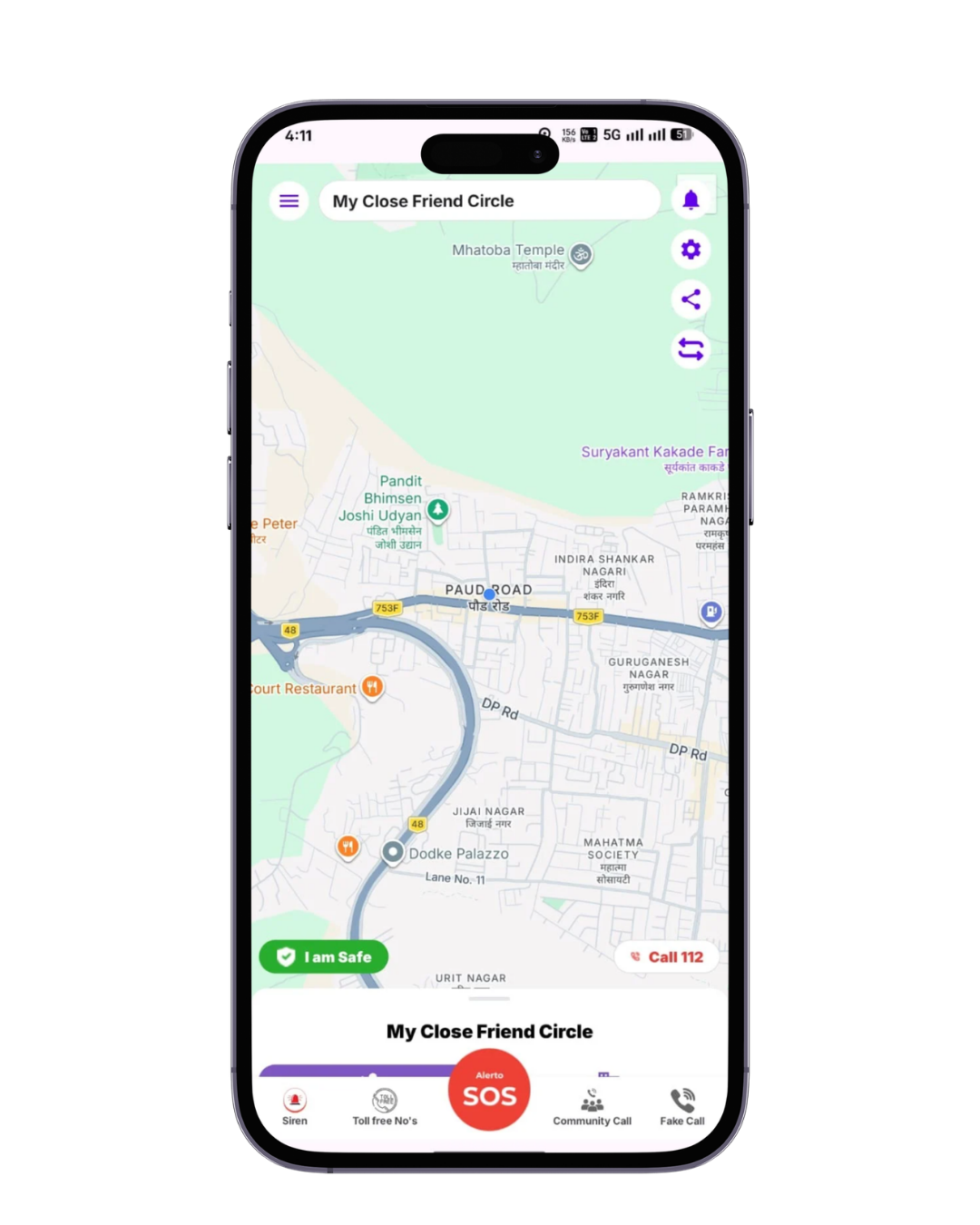 Live location tracking