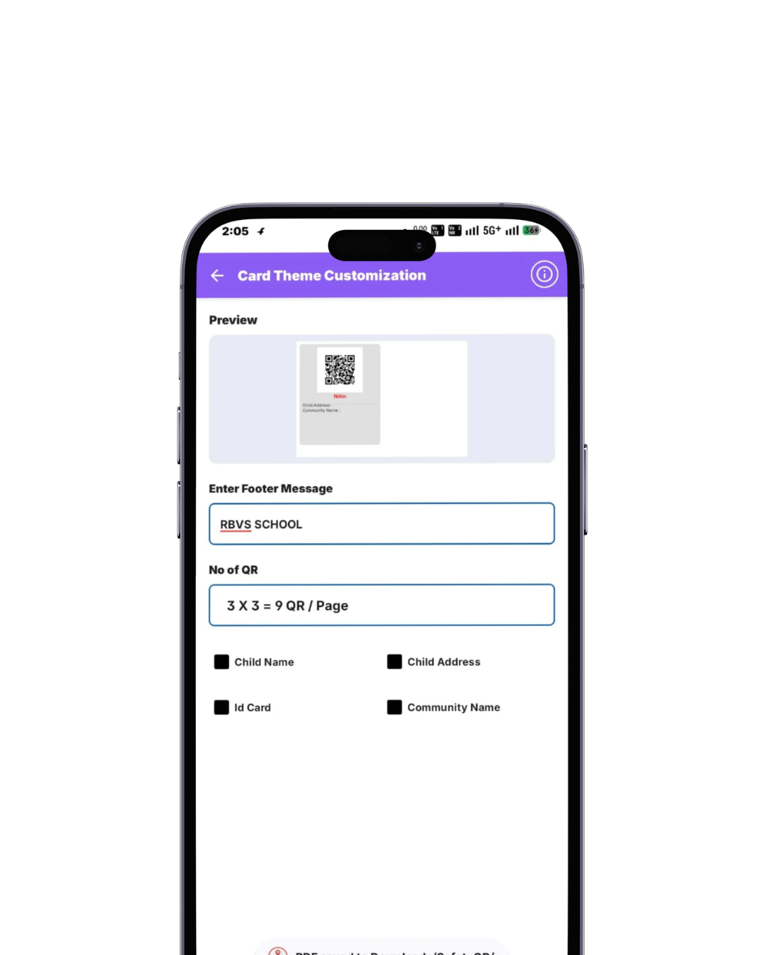 Register your school in safety app with student management, emergency alerts, and security features